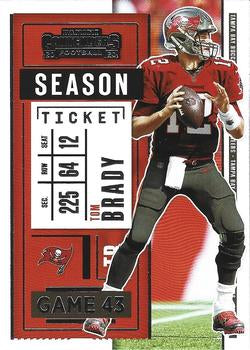 #12 Tom Brady - Tampa Bay Buccaneers - 2020 Panini Contenders Football