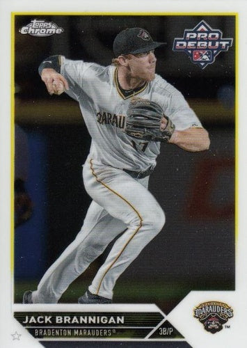 #PDC-12 Jack Brannigan - Bradenton Marauders - 2023 Topps Pro Debut - Chrome Baseball