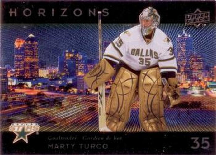 #H12 Marty Turco - Dallas Stars - 2009-10 Upper Deck McDonald's - Horizons Hockey