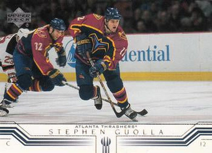 #12 Steve Guolla - Atlanta Thrashers - 2001-02 Upper Deck Hockey