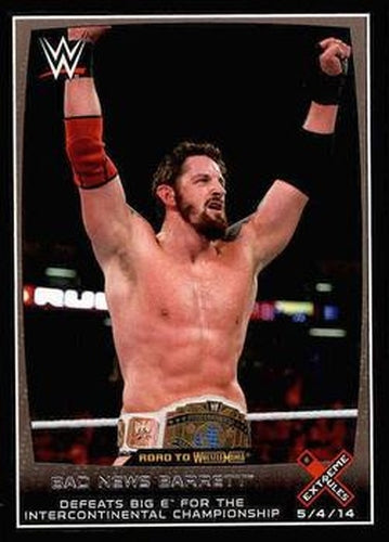 #12 Bad News Barrett - 2015 Topps WWE Road to Wrestlemania Wrestling