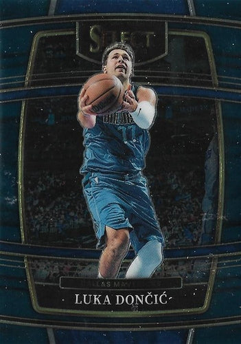 #12 Luka Doncic - Dallas Mavericks - 2021-22 Panini Select - Blue Basketball