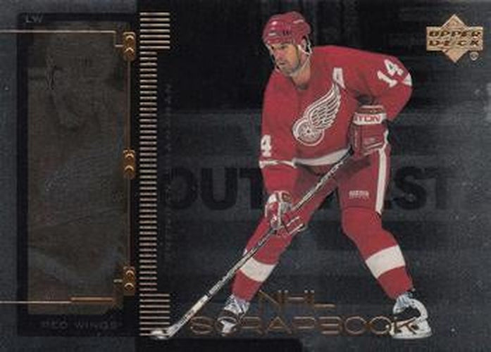 #SB-12 Brendan Shanahan - Detroit Red Wings - 1999-00 Upper Deck - NHL Scrapbook Hockey