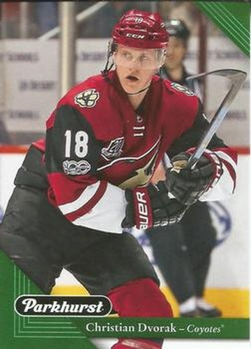 #12 Christian Dvorak - Arizona Coyotes - 2017-18 Parkhurst Hockey