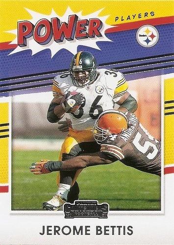 #PP-JBE Jerome Bettis - Pittsburgh Steelers - 2021 Panini Contenders - Power Players Football