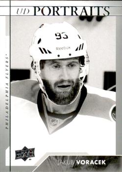 #P-12 Jakub Voracek - Philadelphia Flyers - 2017-18 Upper Deck - UD Portraits Hockey