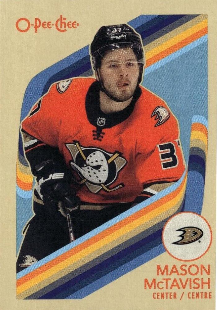 #12 Mason McTavish - Anaheim Ducks - 2023-24 O-Pee-Chee - Retro Hockey