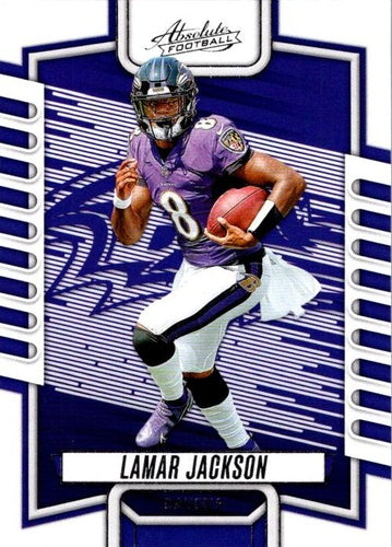 #12 Lamar Jackson - Baltimore Ravens - 2023 Panini Absolute Football