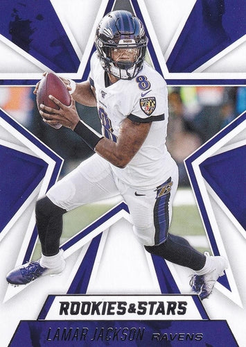 #12 Lamar Jackson - Baltimore Ravens - 2020 Panini Rookies & Stars Football