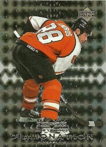 #D12 Eric Lindros - Philadelphia Flyers - 1999-00 Upper Deck Black Diamond - Diamonation Hockey