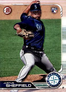 #12 Justus Sheffield - Seattle Mariners - 2019 Bowman Baseball