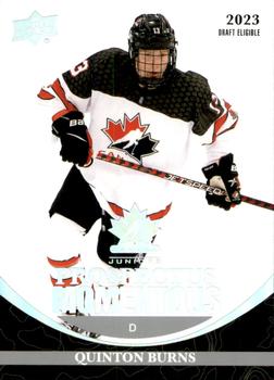#PM-12 Quinton Burns - Canada - 2023 Upper Deck Team Canada Juniors - Prospectus Momentous Hockey