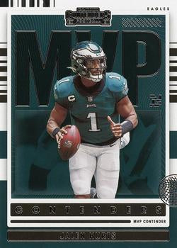 #MVP-JHU Jalen Hurts - Philadelphia Eagles - 2021 Panini Contenders - MVP Contenders Football