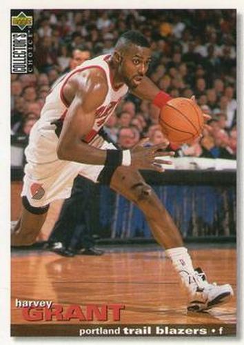 #12 Harvey Grant - Portland Trail Blazers - 1995-96 Collector's Choice Basketball