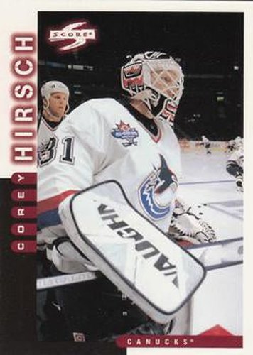 #12 Corey Hirsch - Vancouver Canucks - 1997-98 Score Hockey