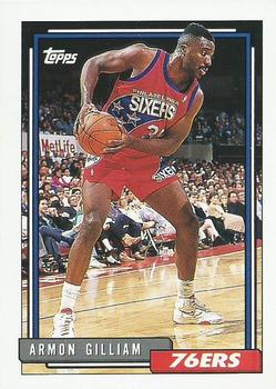 #12 Armon Gilliam - Philadelphia 76ers - 1992-93 Topps Basketball