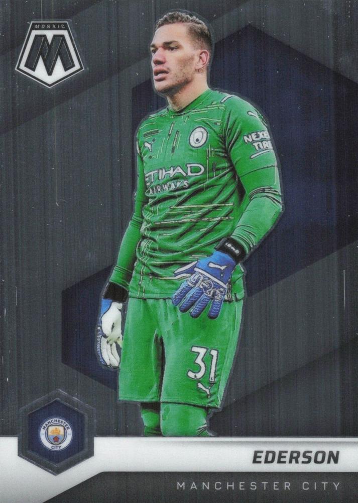 #12 Ederson - Manchester City - 2021-22 Panini Mosaic Premier League Soccer