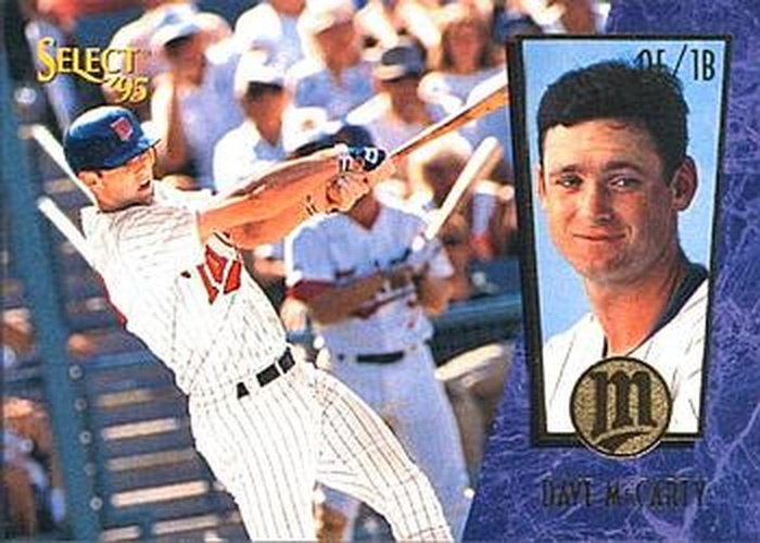 #12 David McCarty - Minnesota Twins - 1995 Select Baseball