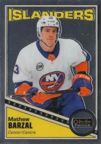 #R-12 Mathew Barzal - New York Islanders - 2019-20 O-Pee-Chee Platinum - Retro Hockey