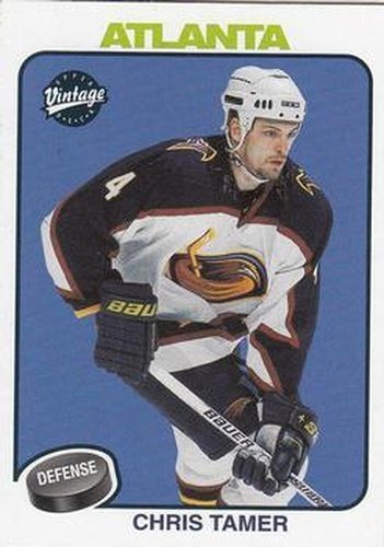 #12 Chris Tamer - Atlanta Thrashers - 2001-02 Upper Deck Vintage Hockey