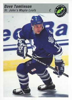 #12 Dave Tomlinson - St. John's Maple Leafs - 1993 Classic Pro Prospects Hockey