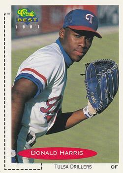 #12 Donald Harris - Tulsa Drillers - 1991 Classic Best Baseball