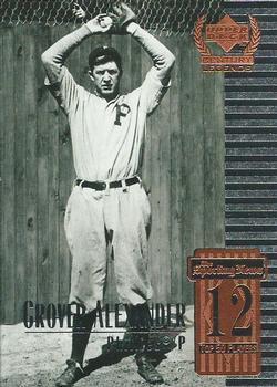 #12 Grover Alexander - Philadelphia Phillies - 1999 Upper Deck Century Legends Baseball