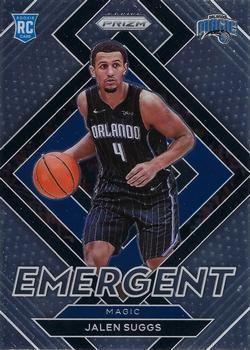 #12 Jalen Suggs - Orlando Magic - 2021-22 Panini Prizm - Emergent Basketball