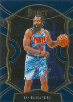 #12 James Harden - Brooklyn Nets - 2020-21 Panini Select - Blue Basketball