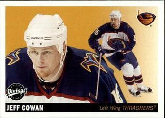 #12 Jeff Cowan - Atlanta Thrashers - 2002-03 Upper Deck Vintage Hockey