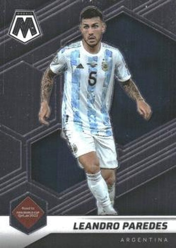 #12 Leandro Paredes - Argentina - 2021-22 Panini Mosaic Road to FIFA World Cup Soccer