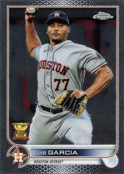 #12 Luis Garcia - Houston Astros - 2022 Topps Chrome Baseball