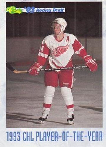 #12 Pat Peake - Detroit Junior Red Wings - 1993 Classic '93 Hockey Draft Hockey