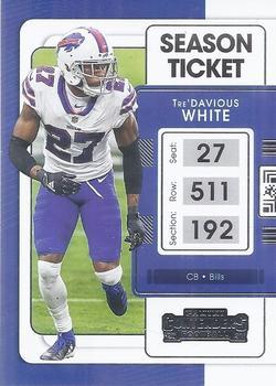 #12 Tre'Davious White - Buffalo Bills - 2021 Panini Contenders Football