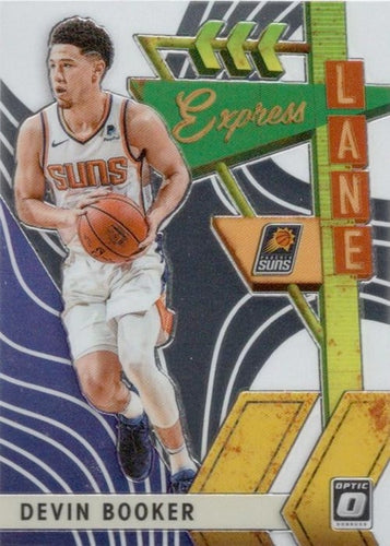 #12 Devin Booker - Phoenix Suns - 2019-20 Donruss Optic - Express Lane Basketball