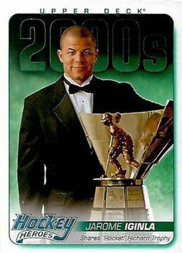 #HH77 Jarome Iginla - Calgary Flames - 2011-15 Upper Deck - Hockey Heroes