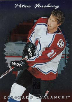 #12 Peter Forsberg - Colorado Avalanche - 1996-97 Donruss Elite Hockey