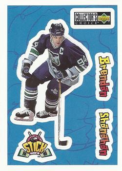 #S12 Brendan Shanahan - Hartford Whalers - 1996-97 Collector's Choice - Stick-Ums Hockey