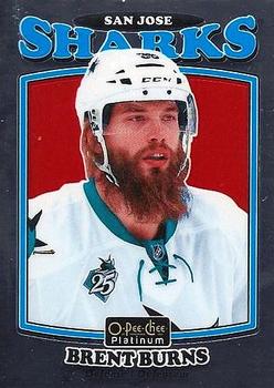 #R-12 Brent Burns - San Jose Sharks - 2016-17 O-Pee-Chee Platinum - Retro Hockey