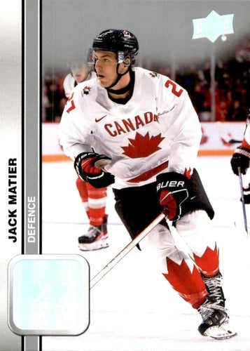 #12 Jack Matier - Canada - 2023 Upper Deck Team Canada Juniors Hockey