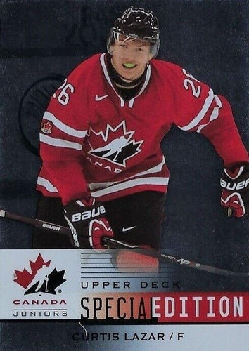 #SE-12 Curtis Lazar - Canada - 2014 Upper Deck Team Canada Juniors - Special Edition Hockey
