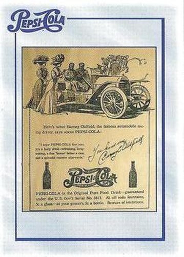 #12 First Endorsement - 1994 Dart Pepsi-Cola Collector's Series 1