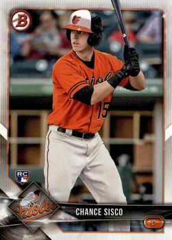 #12 Chance Sisco - Baltimore Orioles - 2018 Bowman Baseball