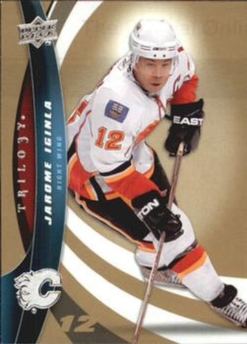 #12 Jarome Iginla - Calgary Flames - 2009-10 Upper Deck Trilogy Hockey