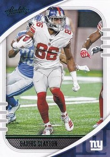 #12 Darius Slayton - New York Giants - 2020 Panini Absolute - Green Football