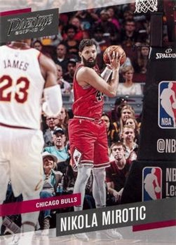 #12 Nikola Mirotic - Chicago Bulls - 2017-18 Panini Prestige Basketball