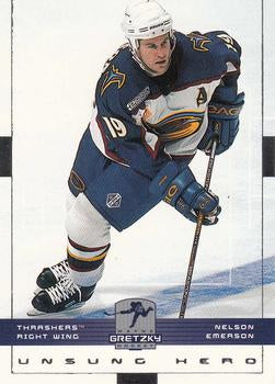 #12 Nelson Emerson - Atlanta Thrashers - 1999-00 Upper Deck Wayne Gretzky Hockey