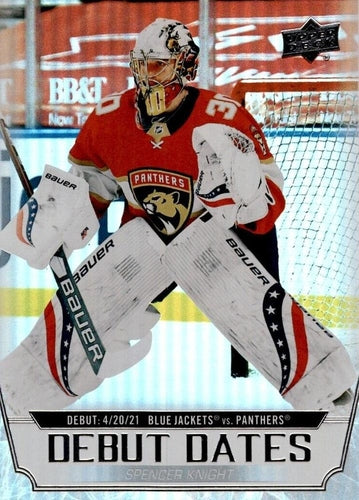 #DD-12 Spencer Knight - Florida Panthers - 2022-23 Upper Deck - Debut Dates Hockey