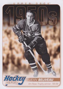 #HH12 Jean Beliveau - Montreal Canadiens - 2011-15 Upper Deck - Hockey Heroes