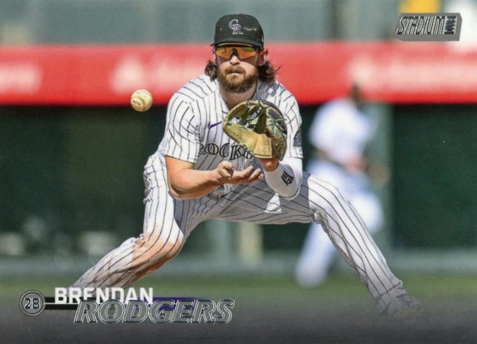 #12 Brendan Rodgers - Colorado Rockies - 2023 Stadium Club Baseball